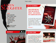 Tablet Screenshot of karin-slaughter.de
